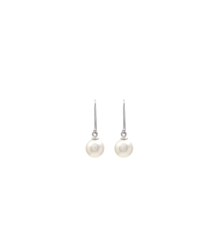 Pearls Necklace & Hanging Earrings in Sterling Silver