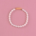 White color Pearls stringed Bracelet