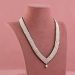 Pearl mesh necklace set
