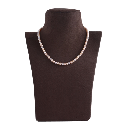 Peach Color Pearls String | JS0959