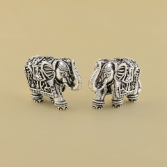 Silver Elephant in Antique Finish