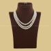 Classic Three Line Pearl  Necklace