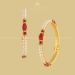 Classic  Pearl Bangles in Red Elegance