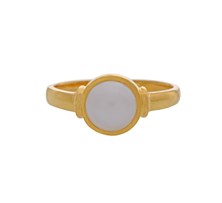 Pearl Gold Finger Ring