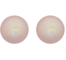 Pink Pearl Stud Earrings